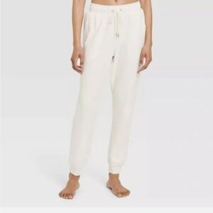 Cozy White Jogger Pants By Auden XL